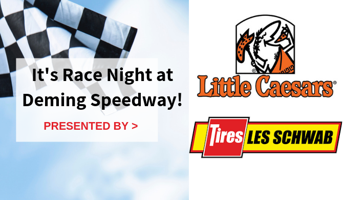 Les Schwab Tire Center and Little Caesars Night at the Races!