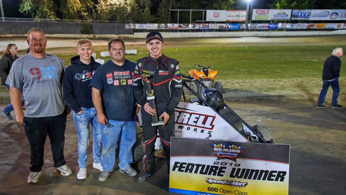Crum Does the Double at Deming Speedway