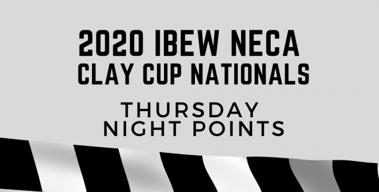 IBEW/NECA Clay Cup Nationals Points after Thursday Night