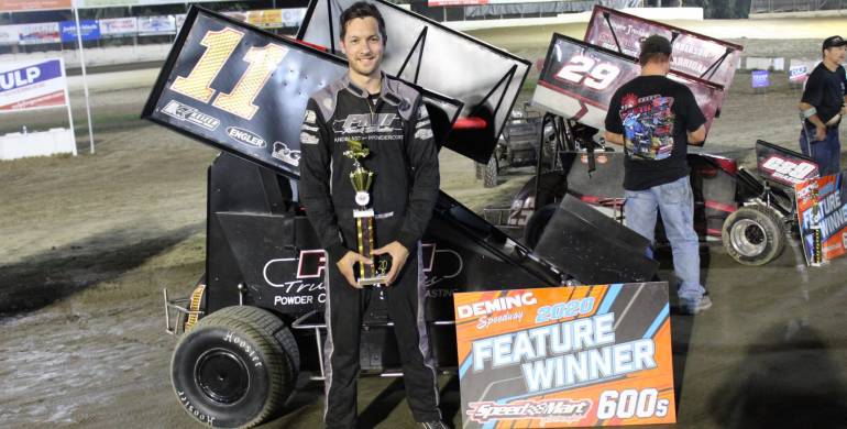 Mother Nature Fails to Stop Deming Speedway as Margeson, Crum, Evans, Kuntz & Van Sickle Win