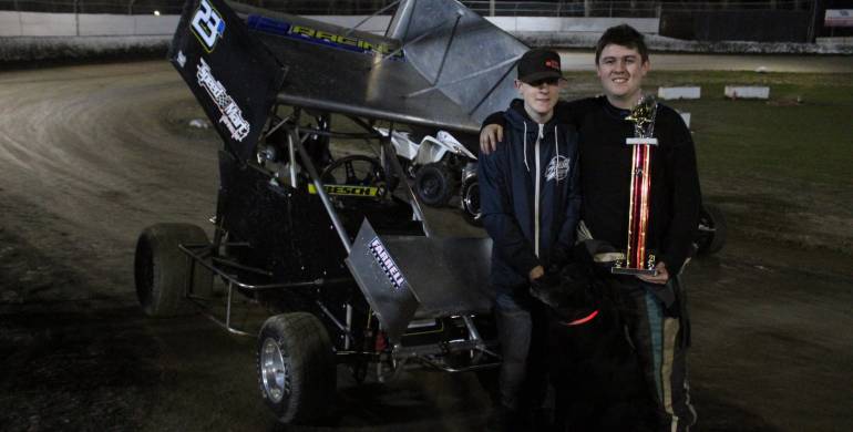 Resch Ends Eight Year Drought on Opening Night at Deming Speedway