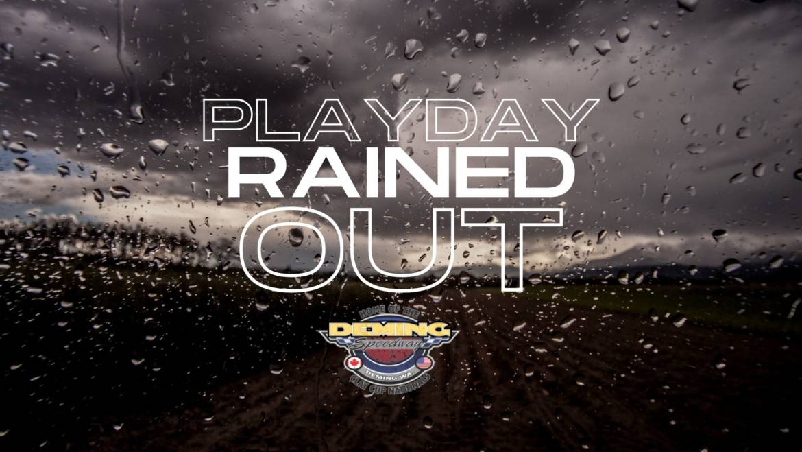 Playday Cancelled Due to Wet Weather