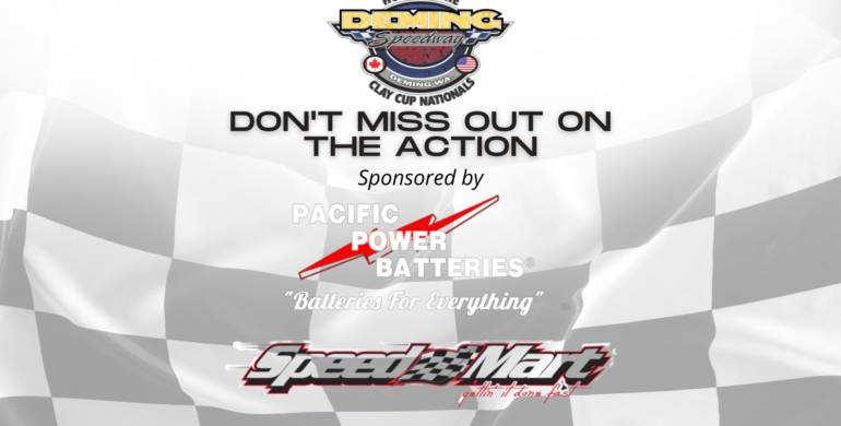 Speed Mart & Pacific Power Batteries are proud to present tonight’s races at Deming Speedway!