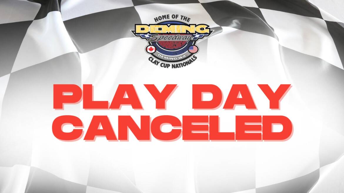 Play Day Canceled