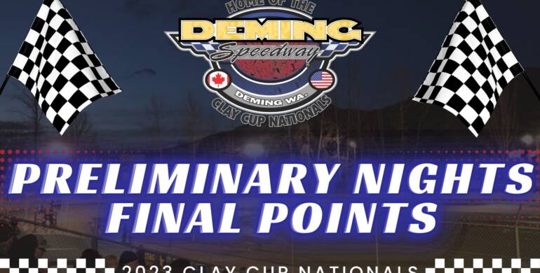 2023 Clay Cup Nationals Preliminary Nights Final Points