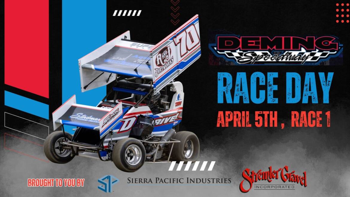 It’s RACEDAY! Friday, April 5th