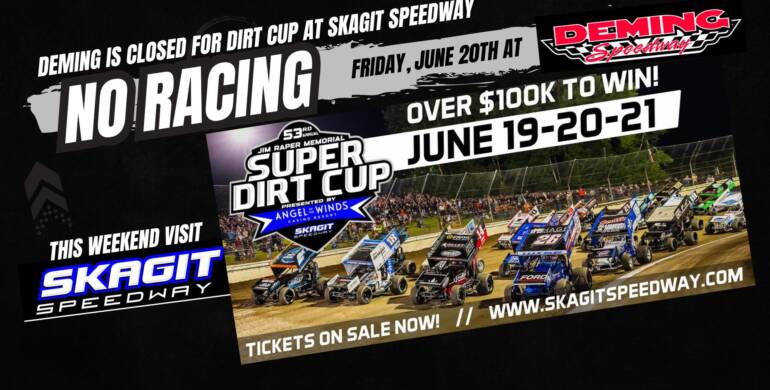 June 20th No Racing at Deming Speedway