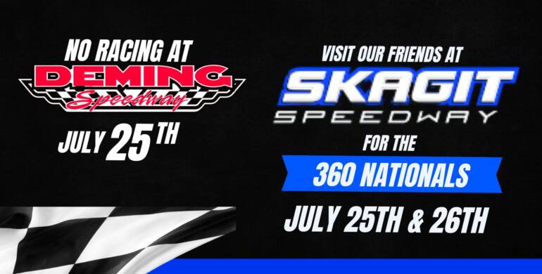 July 25th Dark at Deming for Skagit Speedway’s 360 Nationals