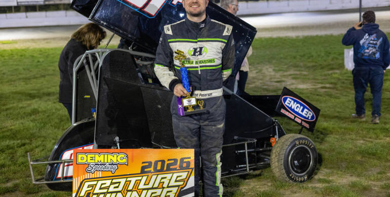 Peterson, Vaughn, Cannon and Sargent Return to Deming Speedway Victory Lane