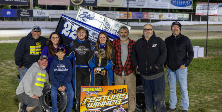 Mitchell, Drake, Bracy and Fisher Win May Finale at Deming Speedway