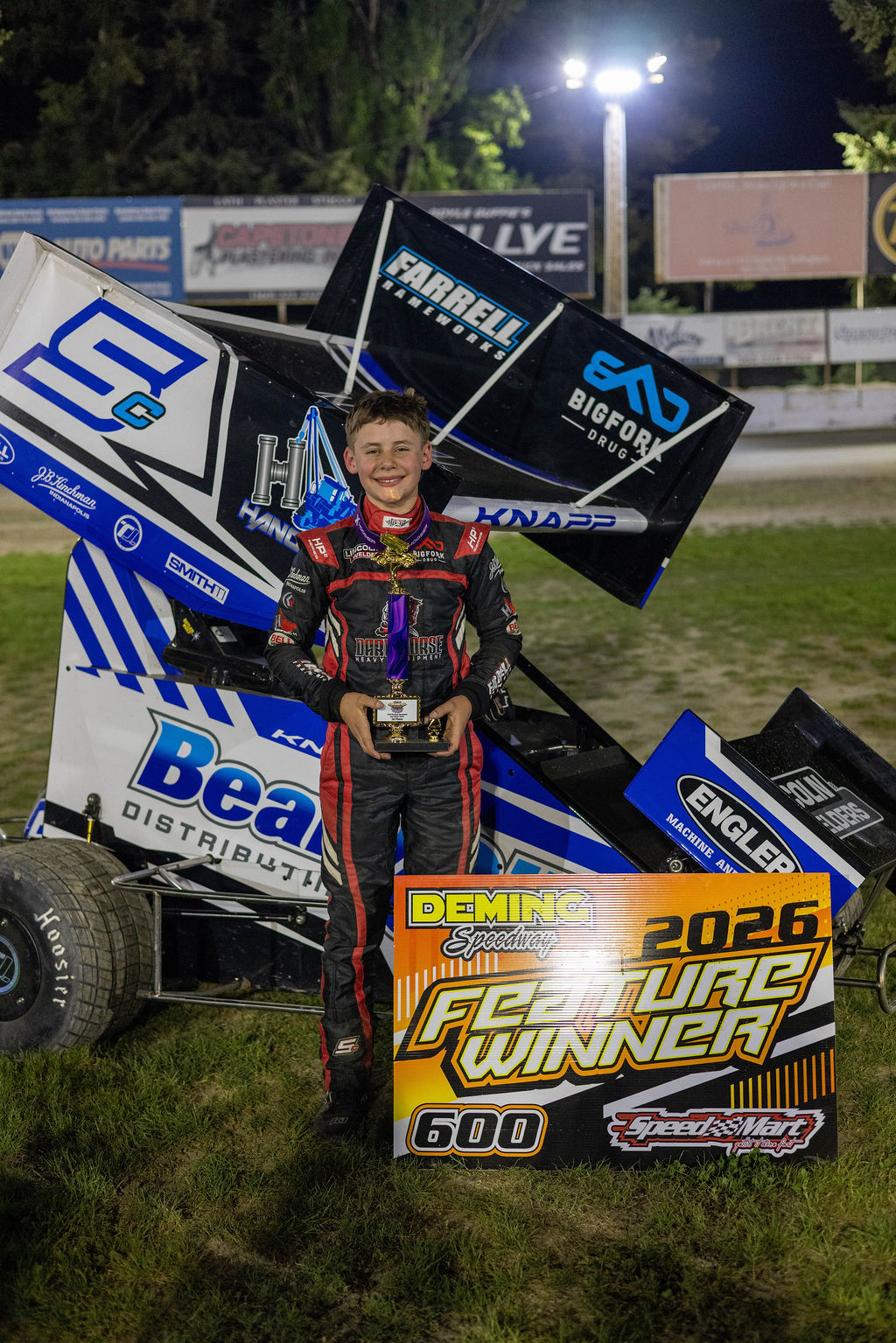 Knapp, Lewis, Johnson and Fisher Top First May Race at Deming Speedway