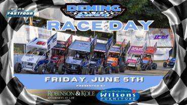 June 5th Race Day art Deming Speedway